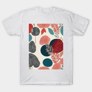 Chromatic Botanic Abstraction #78 T-Shirt